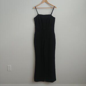 Banana Republic classic black tank spaghetti strap jumpsuit size 6